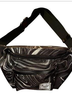 Herschel Supply Company Black & White Marble Waist Bag